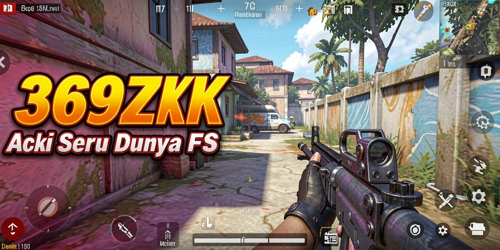 Tangkapan layar 369ZK menampilkan aksi seru dalam gameplay FPS.