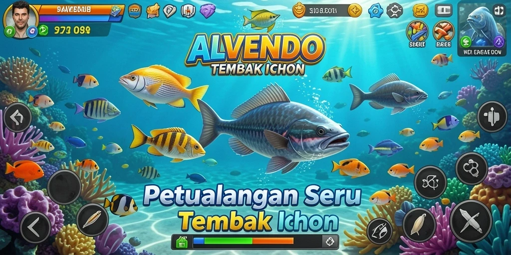 Screenshot gameplay Tembak Ikan yang seru dan menarik.