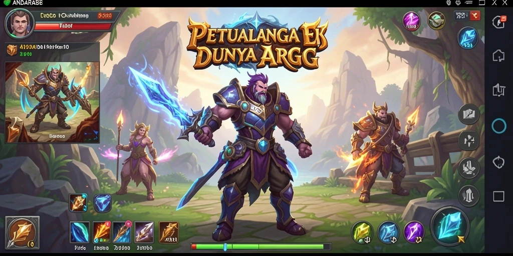 Tampilan gameplay epik dari ANDARA88 yang mengesankan