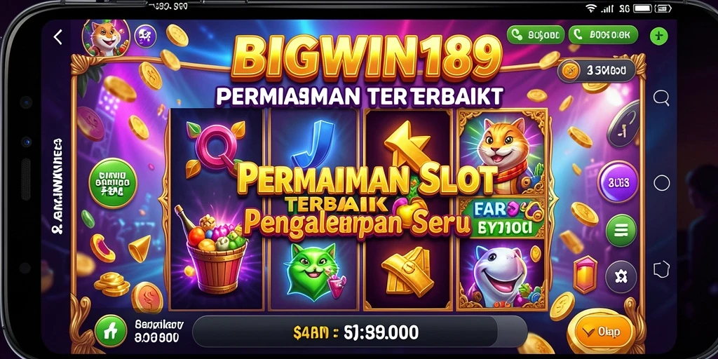 Screenshot utama BIGWIN189 menampilkan gameplay Slot yang menegangkan dan adiktif.