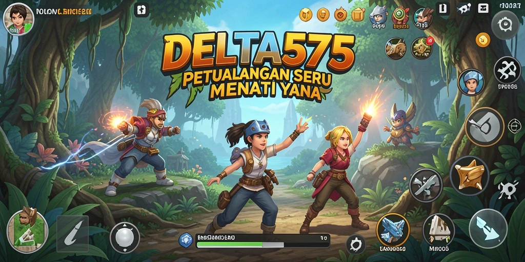 Tampilan gameplay DELTA575 menampilkan keindahan dunia petualangan yang menakjubkan.