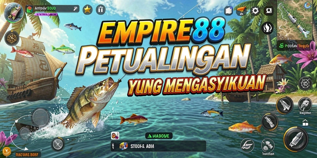 Screenshot gameplay EMPIRE88 menunjukkan pengalaman memancing yang dinamis.