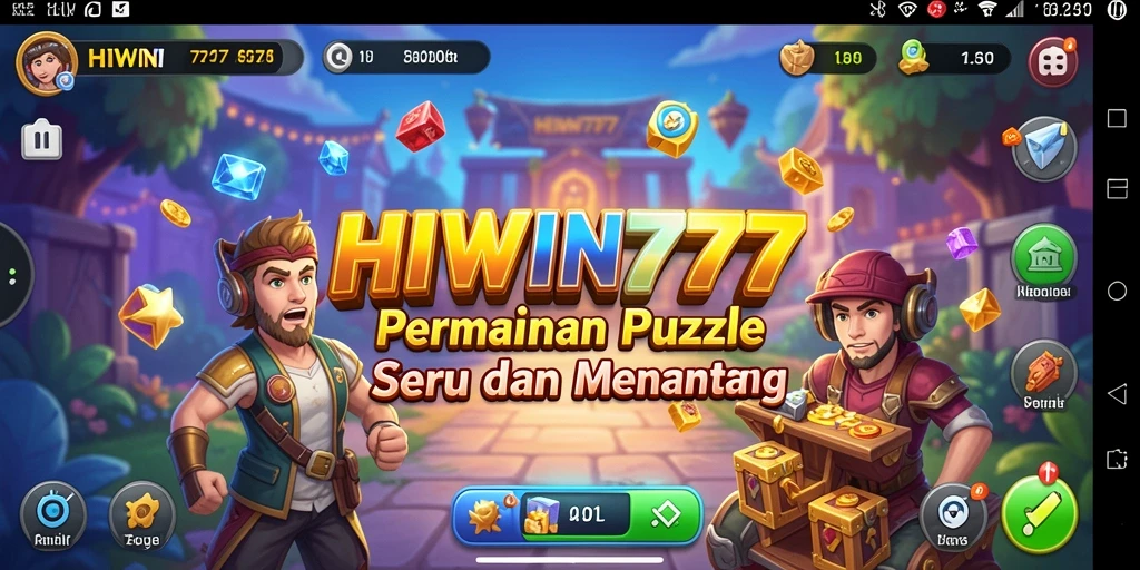 Menampilkan gameplay menantang dari HIWIN777 dengan berbagai puzzle.