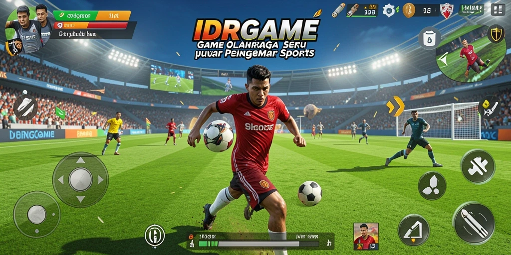 Tampilan menarik dari gameplay IDRGAME yang mendebarkan.