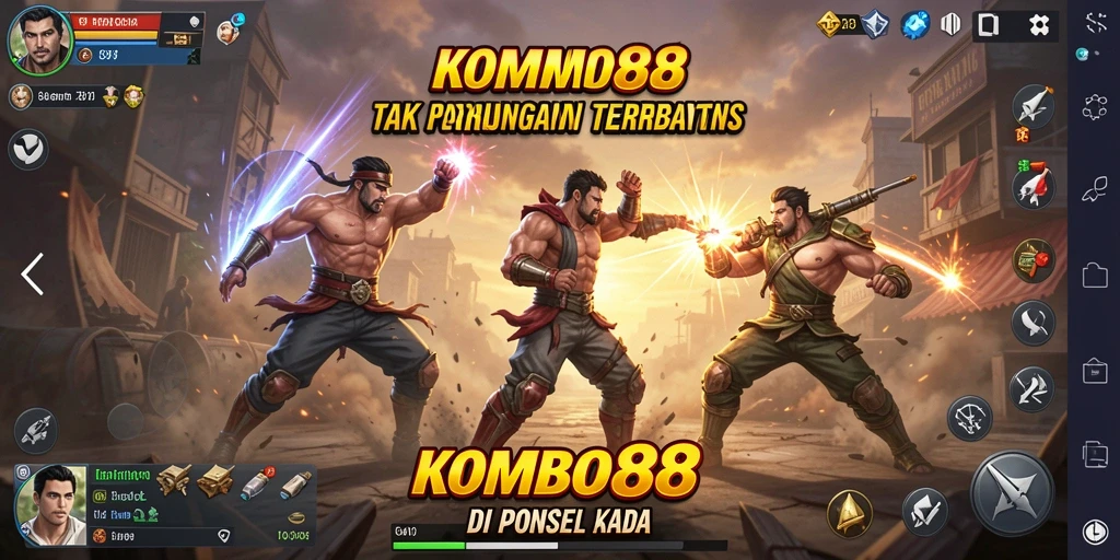 Tangkapan layar pertarungan epik dalam KOMBO88 yang penuh aksi.