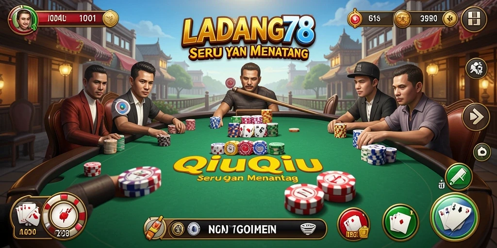 Gameplay seru QiuQiu di LADANG78.