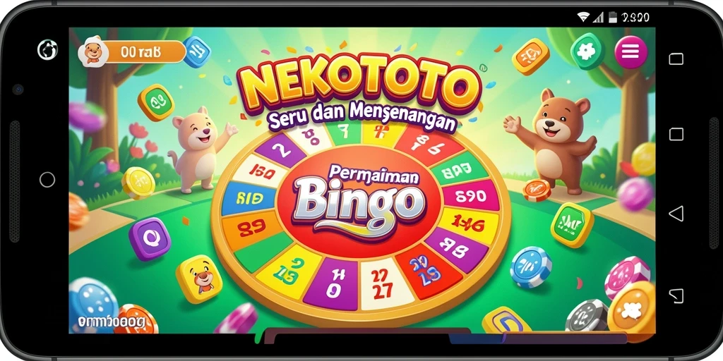 Screenshot dari gameplay Bingo yang menarik di NEKOTOTO.