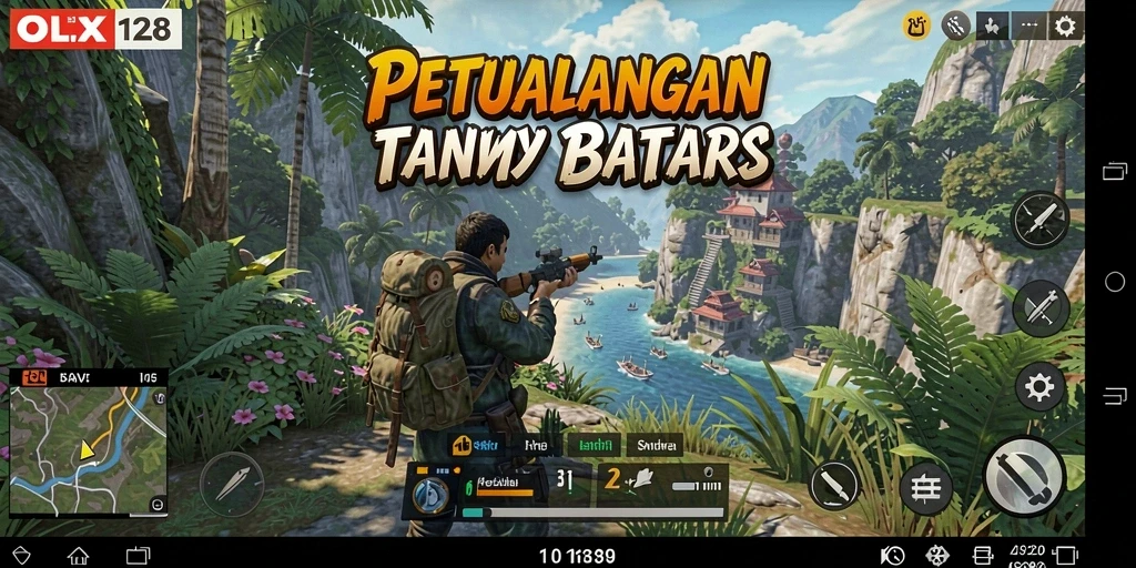 Gameplay seru dalam dunia terbuka OLX128 dengan berbagai aktivitas menarik.