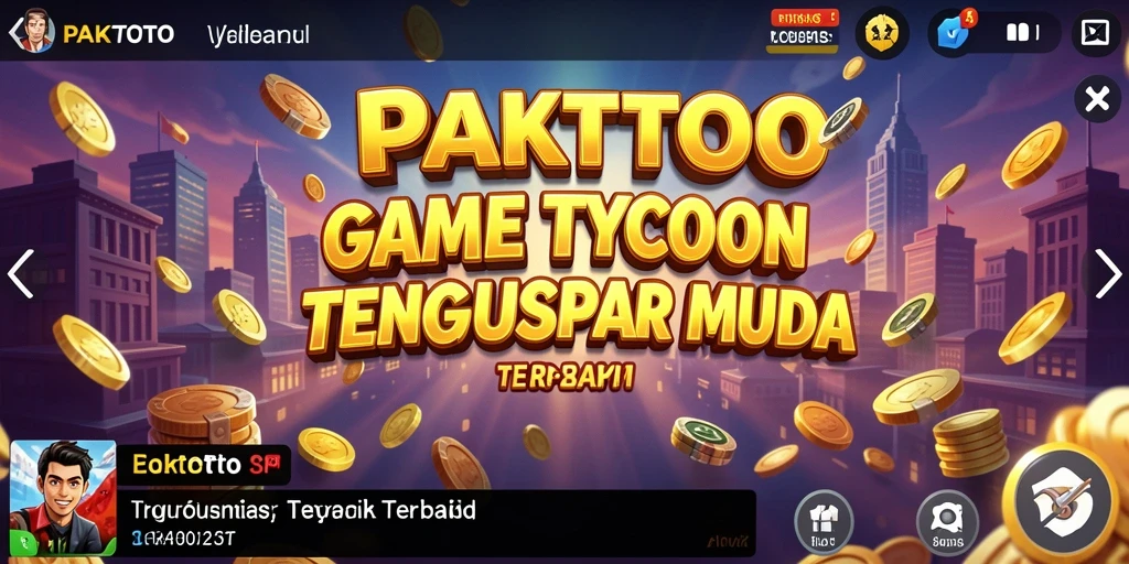 Screenshot PAKTOTO menampilkan gameplay Tycoon yang menarik.