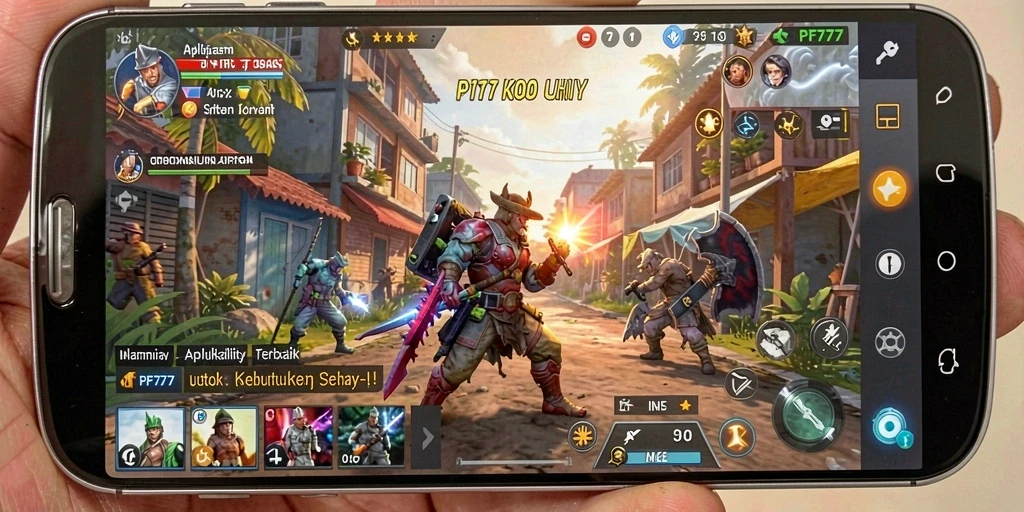 Screenshot tampilan utama PF777 yang menampilkan berbagai fitur Utility.