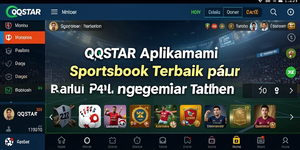 Tampilan gameplay Sportsbook yang mendebarkan di QQSTAR.
