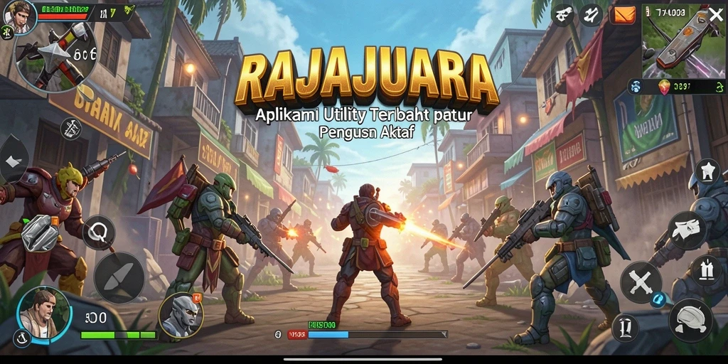 Screenshot RAJAJUARA menampilkan antarmuka aplikasi Utility yang informatif.