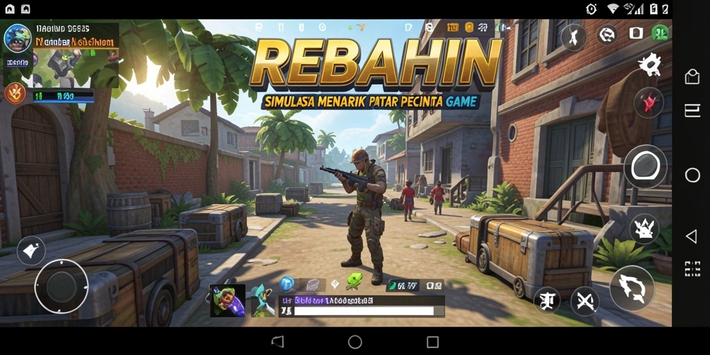 Tampilan gameplay menarik di REBAHIN yang memukau.