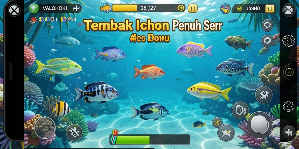 Tampilan gameplay VALOHOKI yang menarik dan penuh warna.
