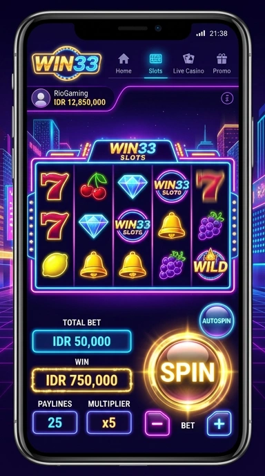 Menu kategori aplikasi di win33 yang memudahkan pencarian.